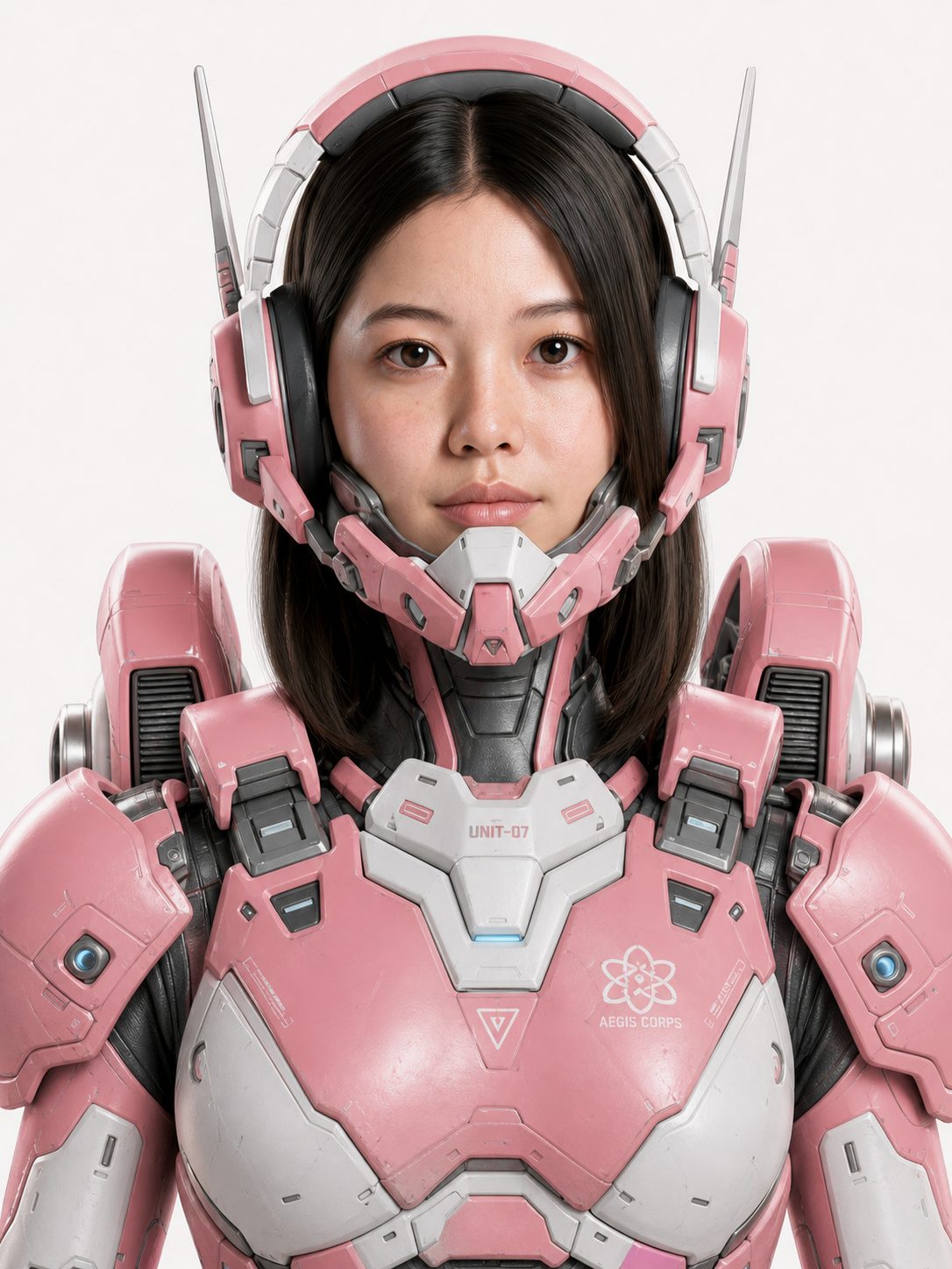 Aya Mori in Bloomframe pilot suit