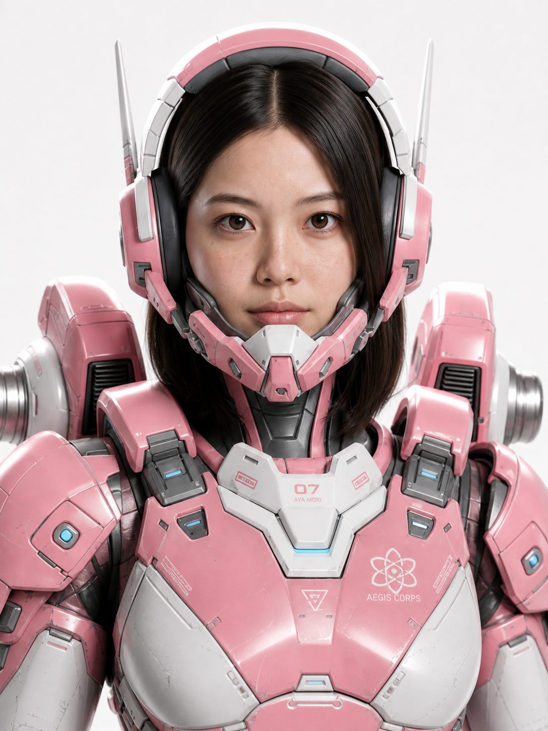 Aya Mori in Bloomframe pilot suit