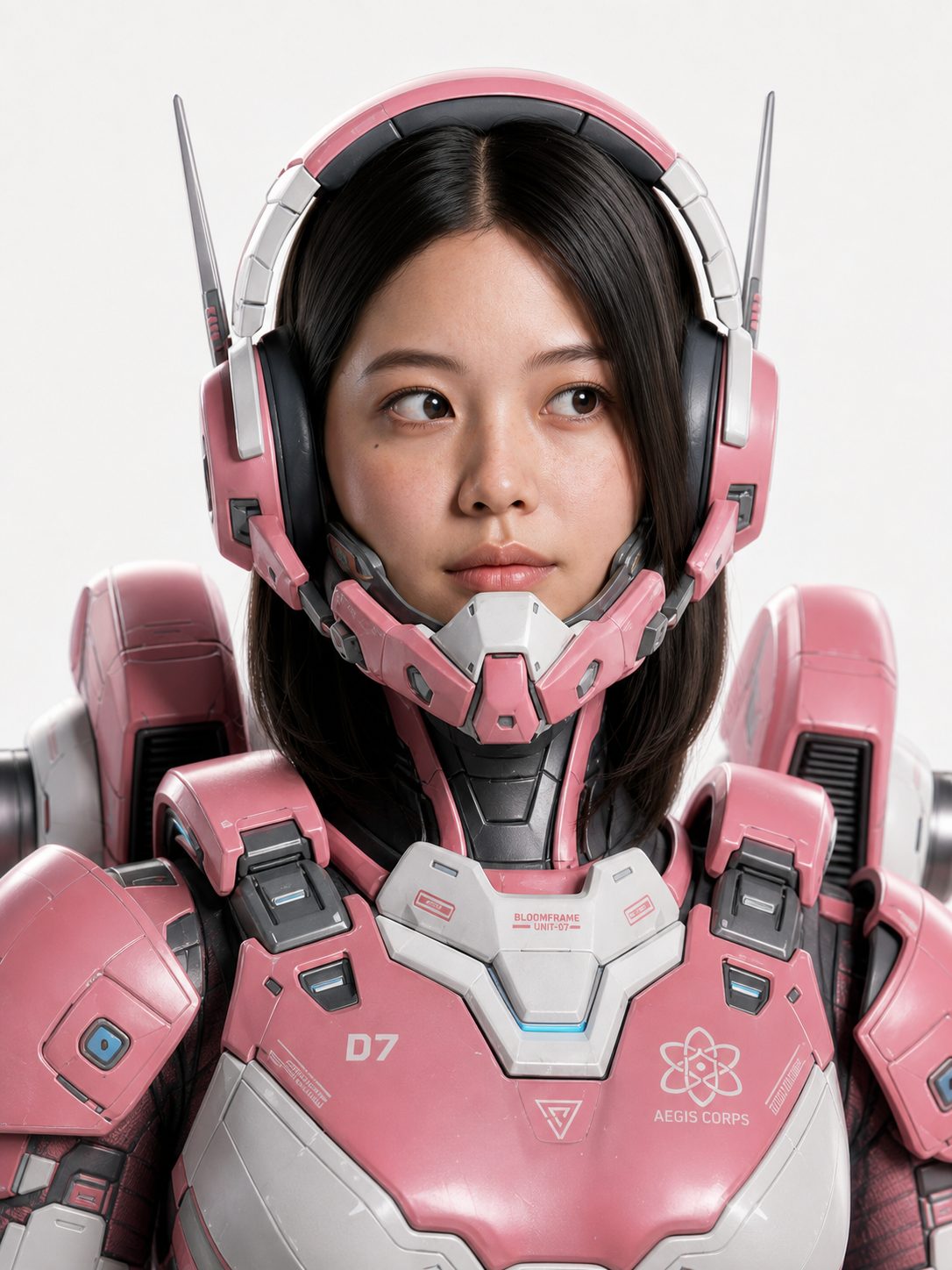 Aya Mori in Bloomframe pilot suit