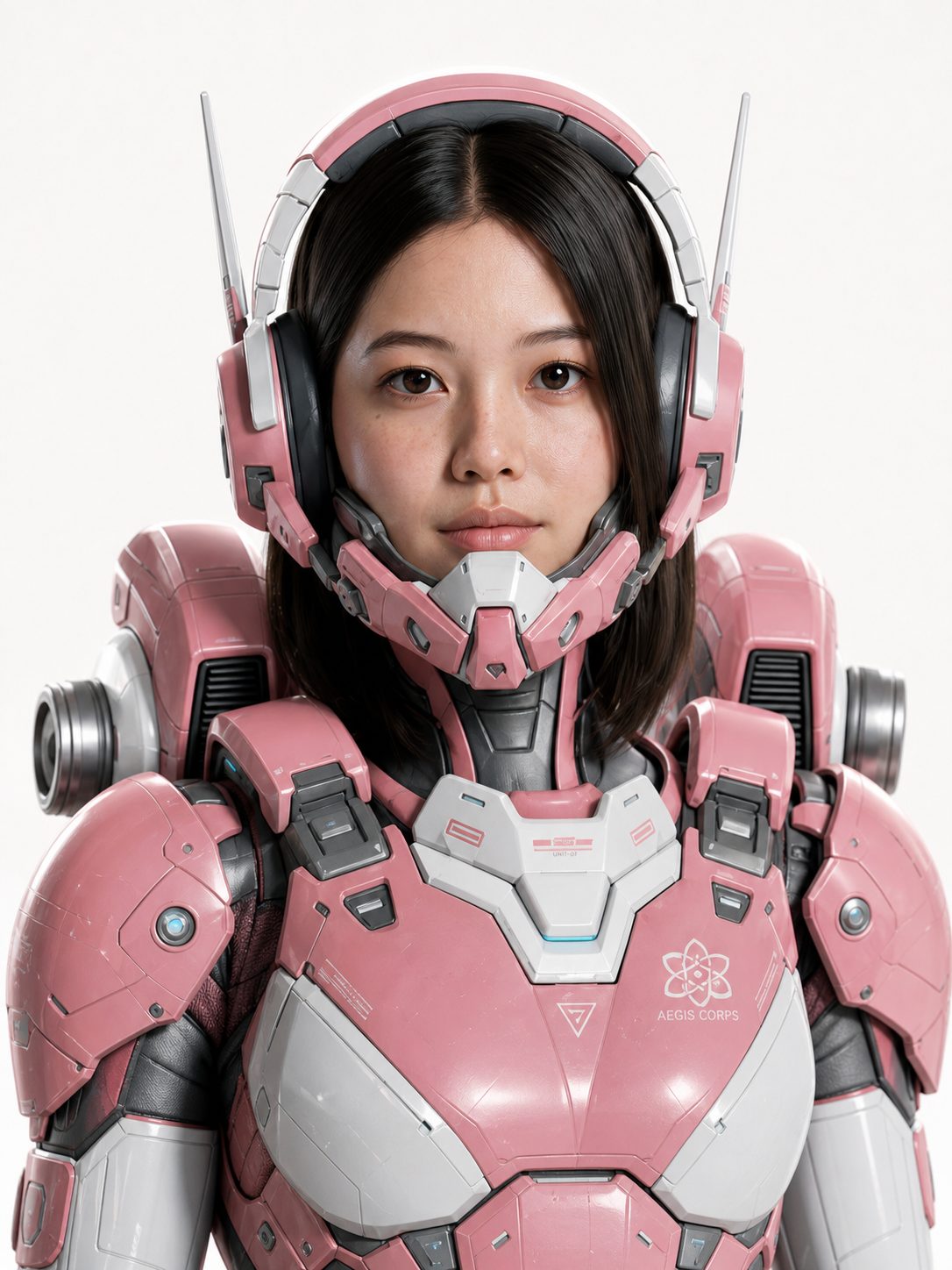 Aya Mori in Bloomframe pilot suit