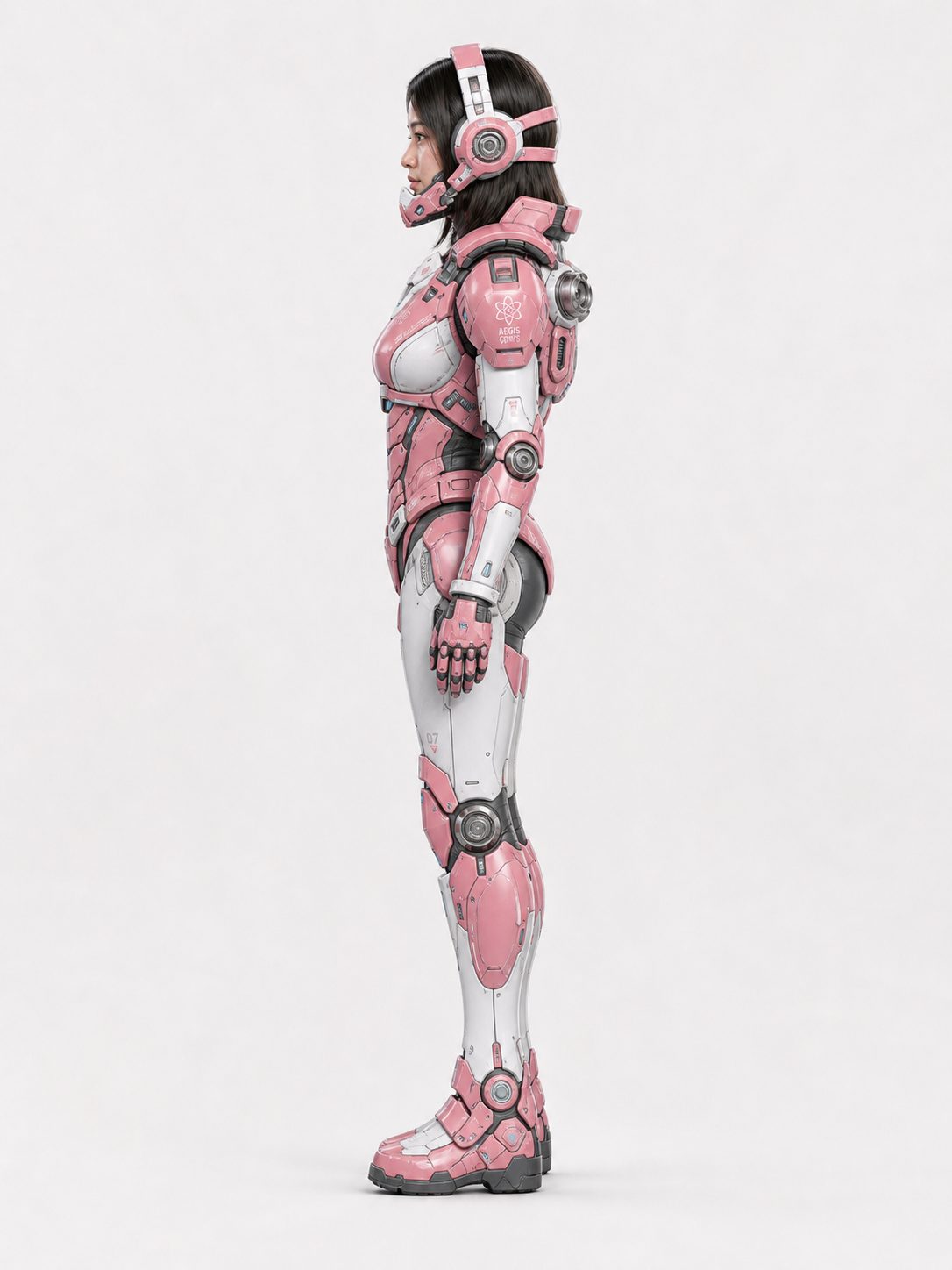 Aya Mori in Bloomframe pilot suit