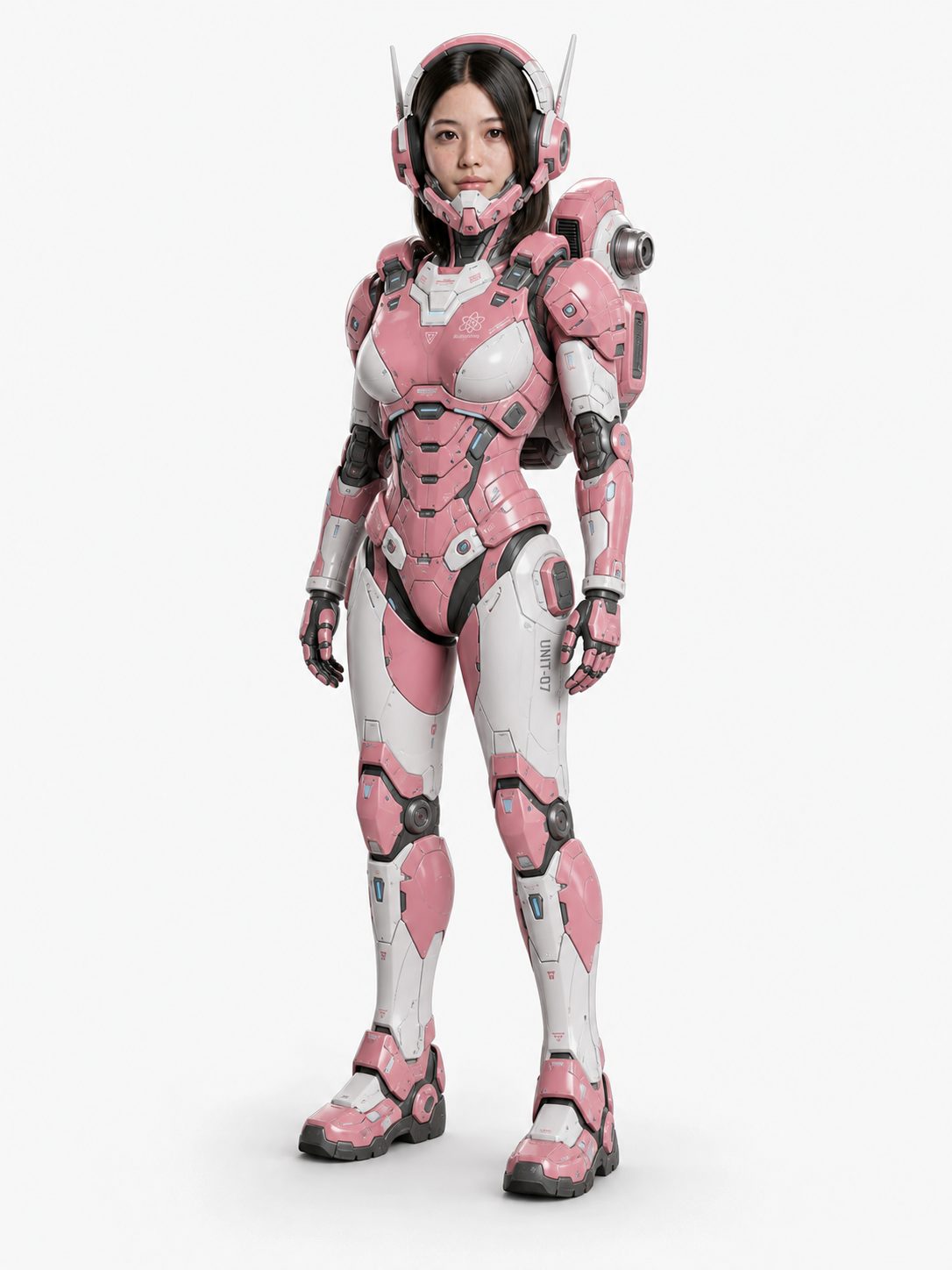 Aya Mori in Bloomframe pilot suit